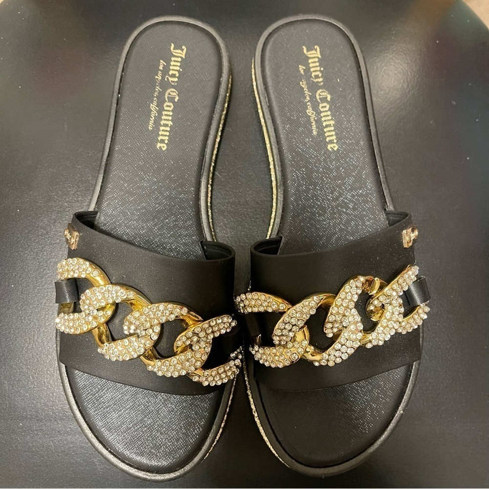 Juicy Couture Yarley Sandals EUC Sz8 - Picture 3 of 11